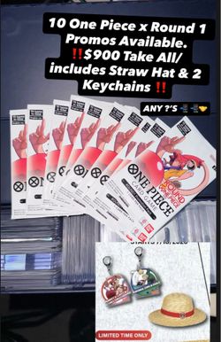 ONE PIECE x ROUND ONE PROMOS 10CT