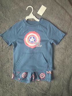 Captain America Toddler Boy Outfit