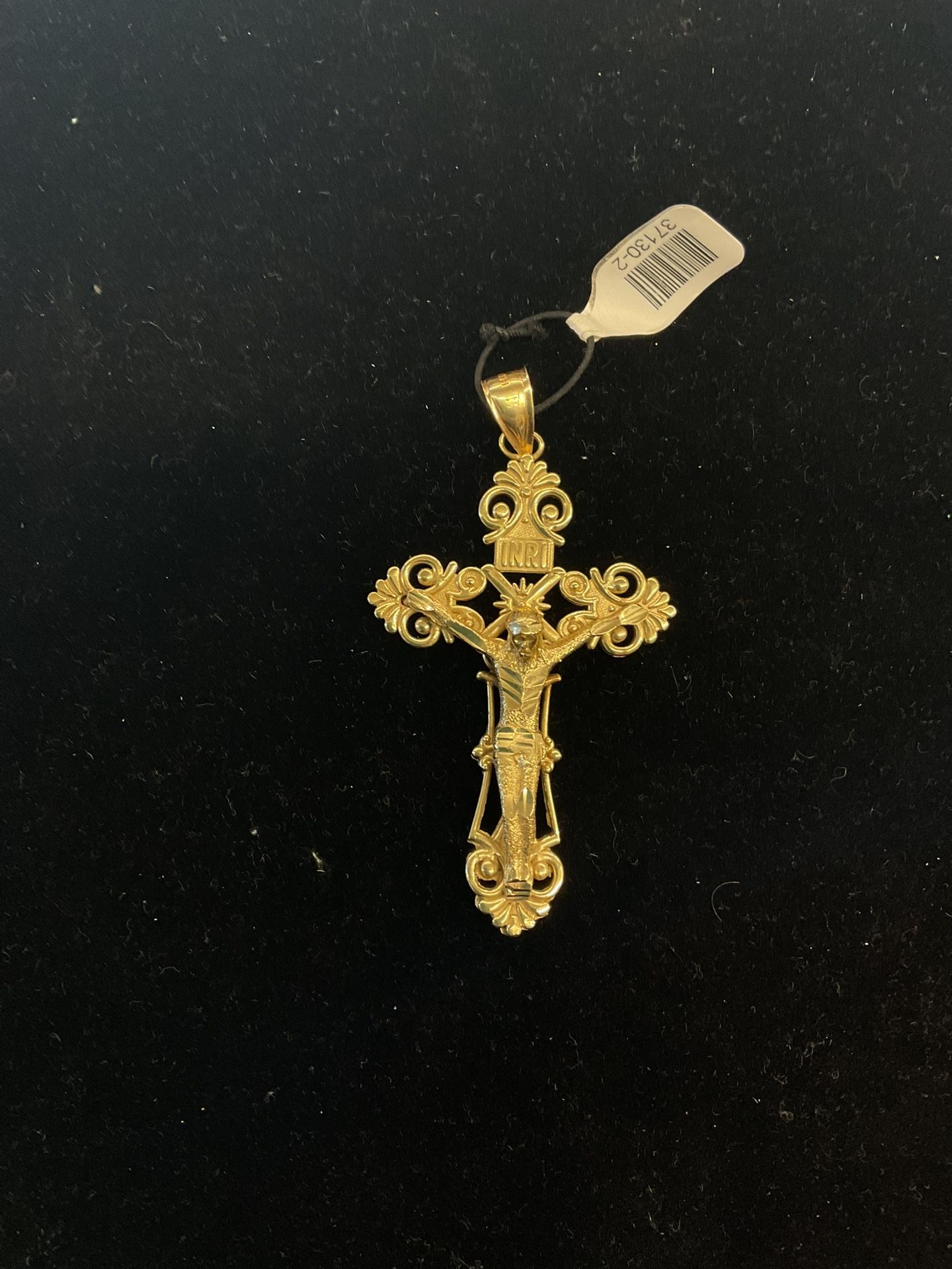 14KT Catholic Cross Pendant 37130-2
