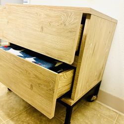 Bathroom side desk solid wood