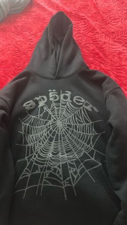 BLACK STAR OG WEB V2 OUTLINE SP5DER HOODIE (offer)