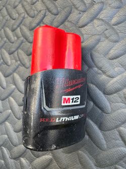 Milwaukee M12 battery $20