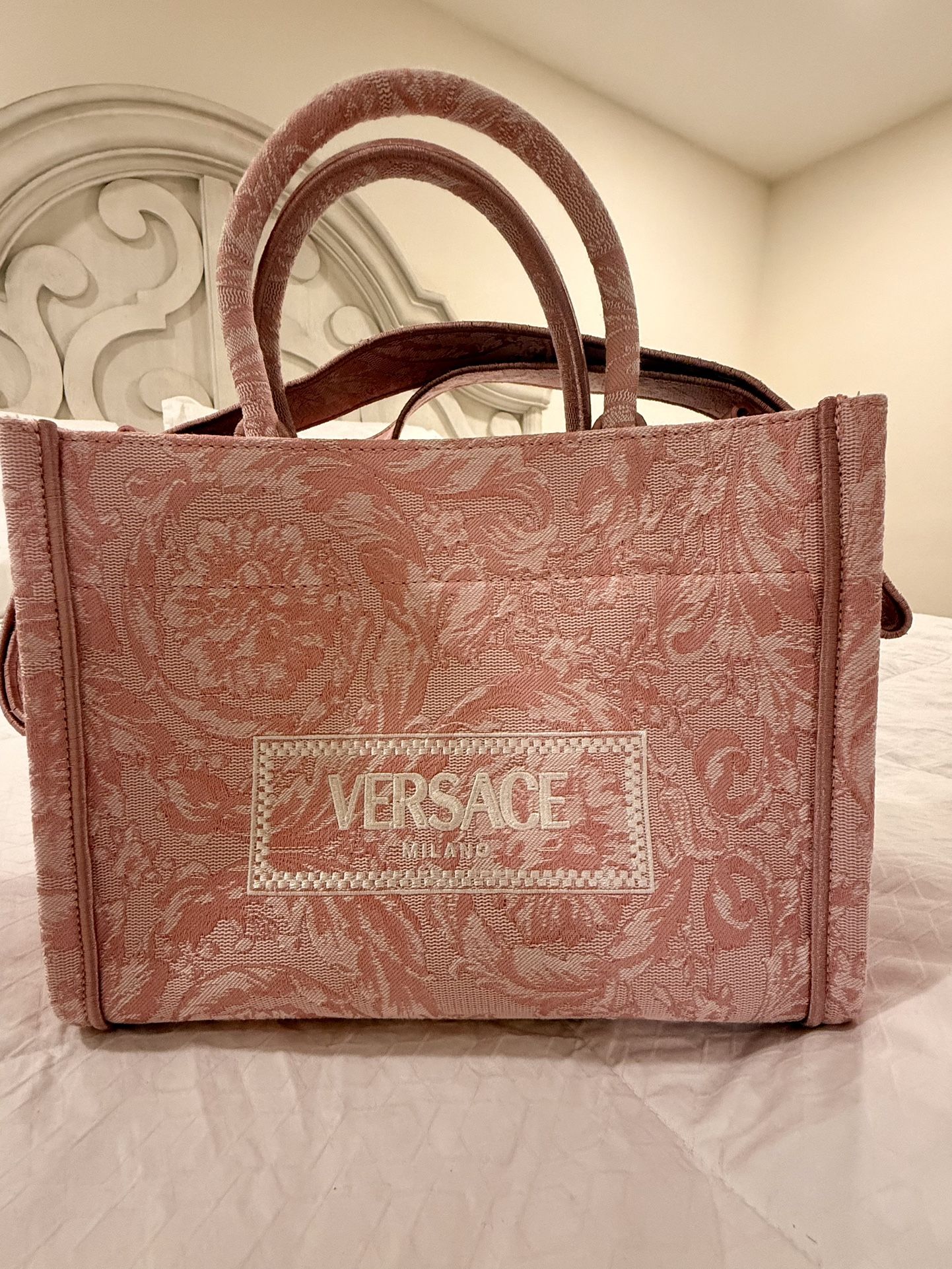 Versace Brand New Purse With Box, Receipt