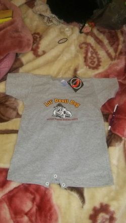 Lil Devil..nwt tshirt onesie 24mnths