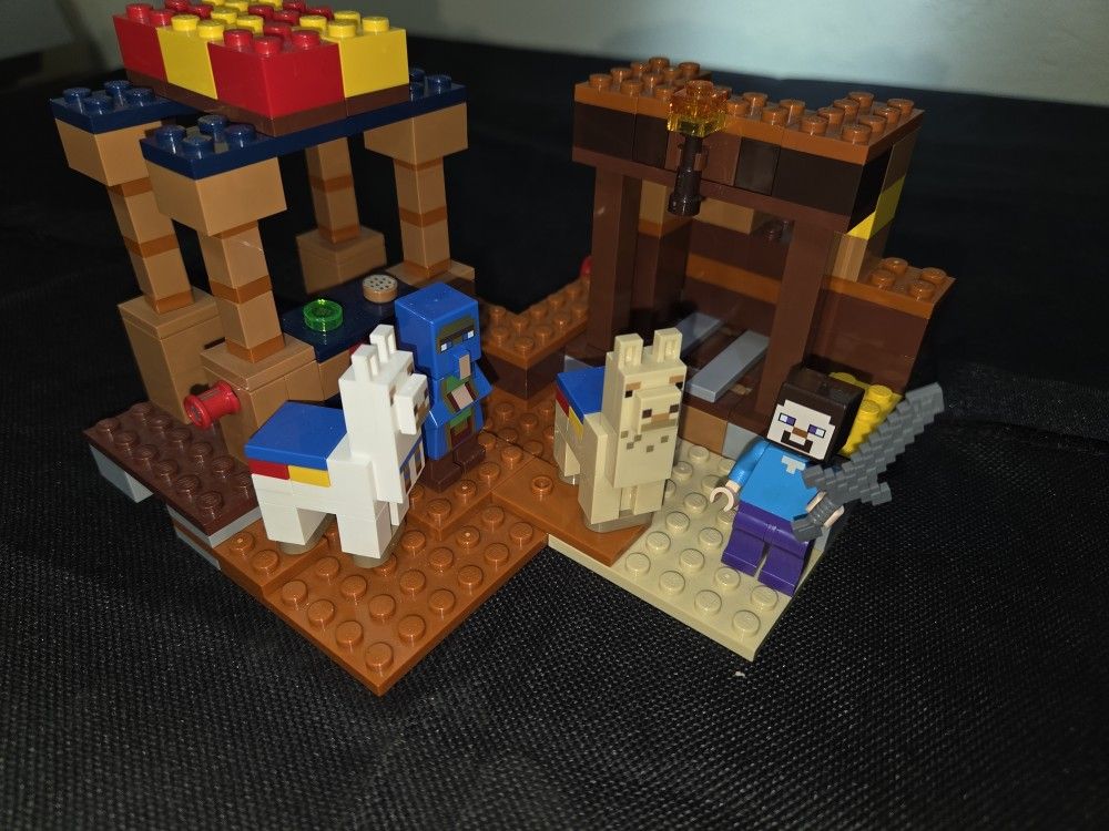 Lego Minecraft, "the trading post."