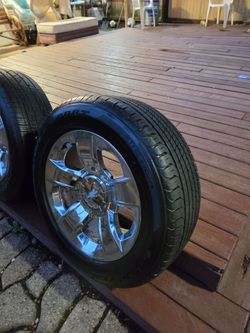 CHEVYS WHEELS (contact info removed) 80% TIRES