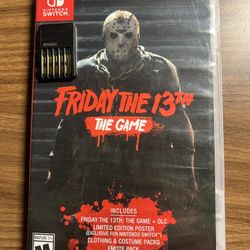 Friday The 13th Ultimate Slasher Edition Nintendo Switch