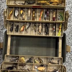 Maybe 100 Year Old Lures & Lure Box