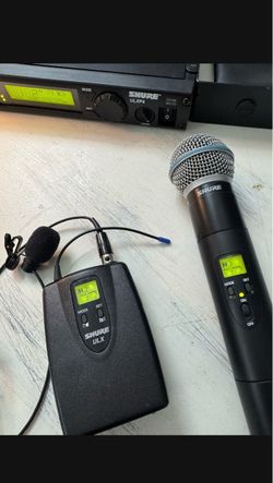 SHURE ULXP4 G3 Wireless Mic System BETA 58 & Lapel