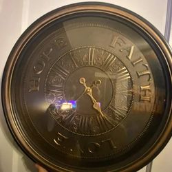 Faith,Hope,Love Clock