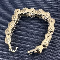 Motorcycle Chain  Heavy Duty Bracelet 