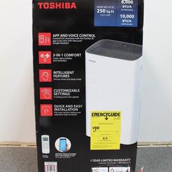 Toshiba  6,000 BTU 115-Volt Smart Wi-Fi Portable Air Conditioner