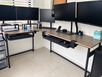 L shaped desk