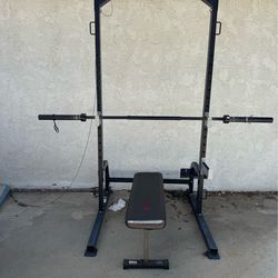 Pull-up Bar and Squat Rack