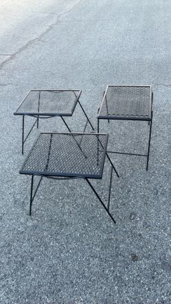 Woodard Metal Patio side Tables.🌴😎