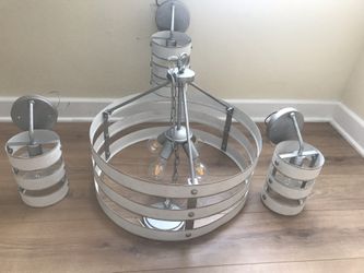 Chandelier With Sconces