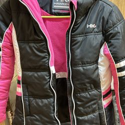 Hawk & Co girls winter coat. Like new. Size 10/12