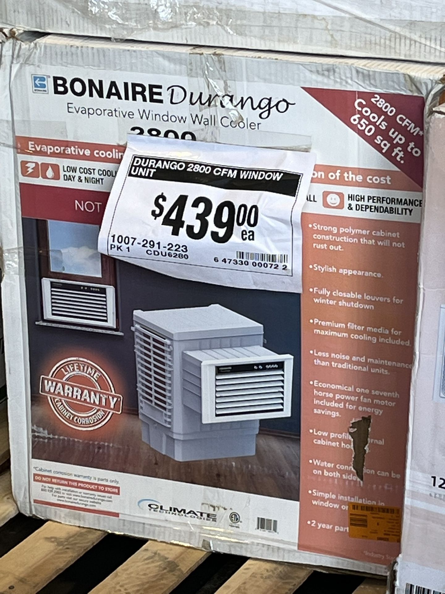 Evaporative Wall Cooler