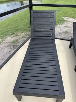 Lounge Pool Plastic Chair