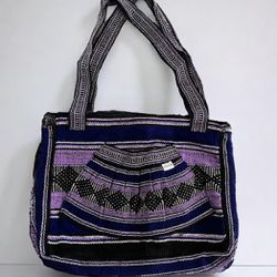 Artesanias Lillo Purple Tote Bag