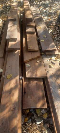 Big lot of pressure treated lumber. $75 takes at all