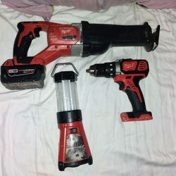 Milwaukee Light Drill And Saw For.150