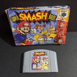 Super Smash Bros With Original Box Nintendo 64