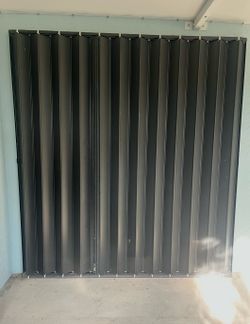 Accordion hurricane shutter 6 foot slider