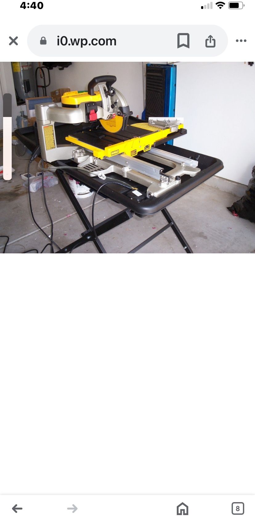 Tile Wet Saw