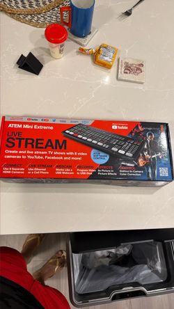 Blackmagic Design ATEM Mini Extreme HDMI Switcher  8-input HDMI live production switcher with streaming, recording, and multiview (SWATEMMINICEXT)