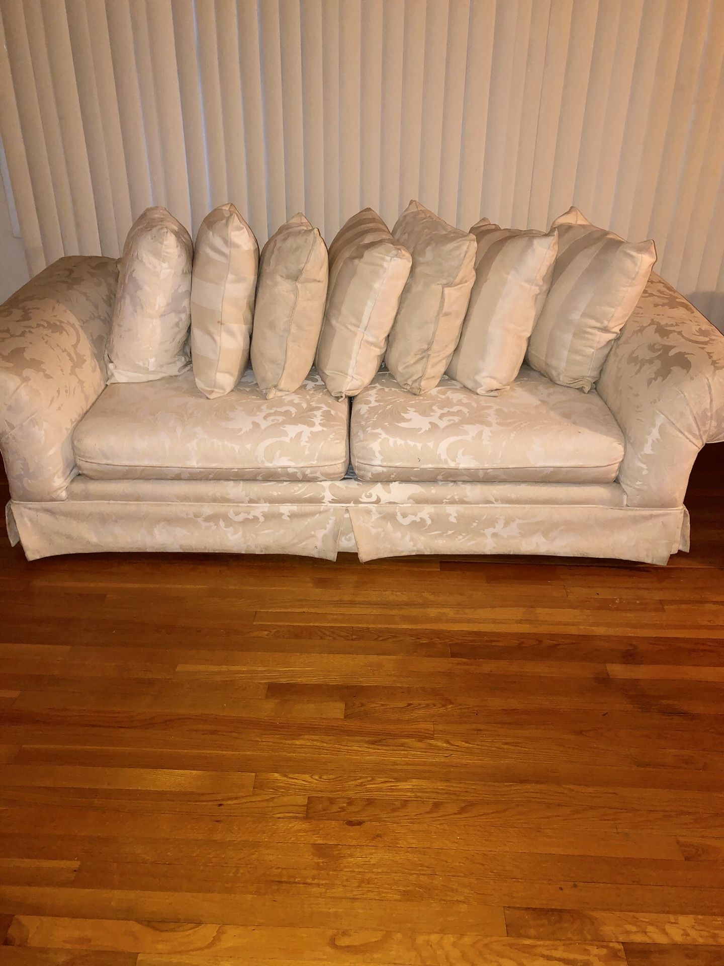 Couch and love seat