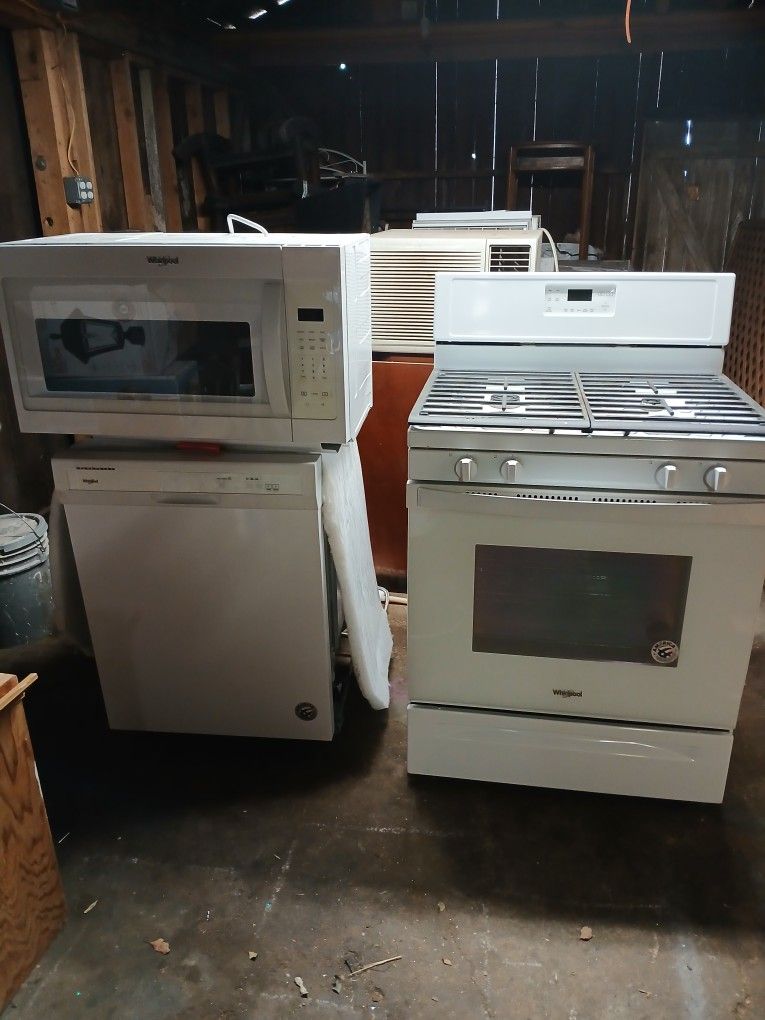 Whole Set Range,microwave, And Dishwasher
