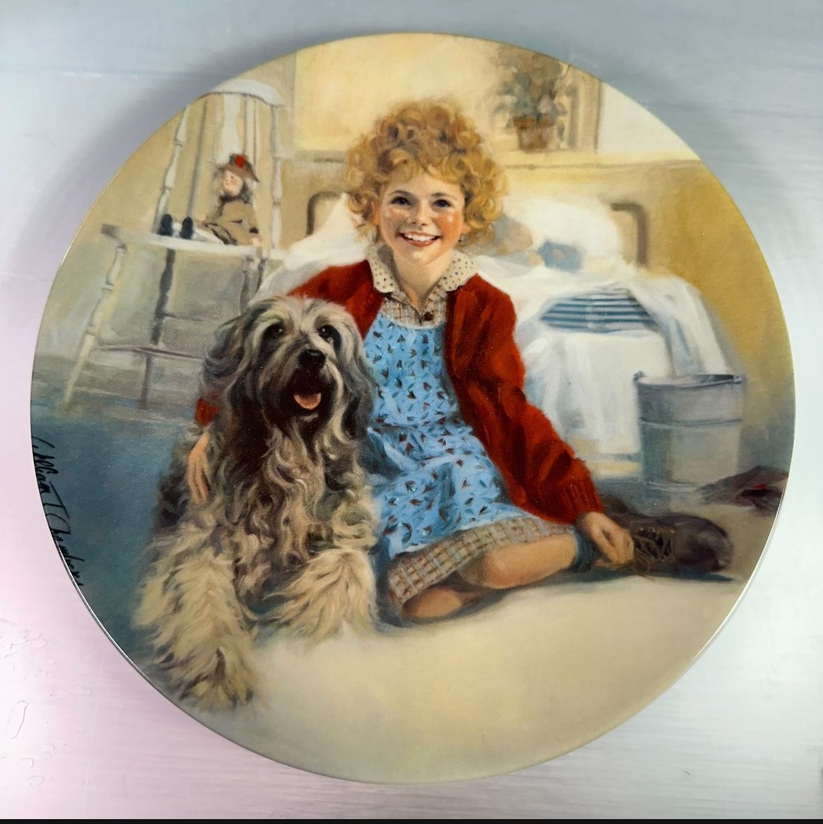 Vintage Little Orphan Annie First Issue Collector Plate.knowles