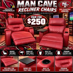 Leather Recliner Set
