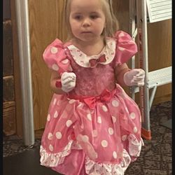 Mini Mouse Dress Size 2 But Can Ft 3T As Well