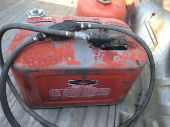 Vintage boat gas cans