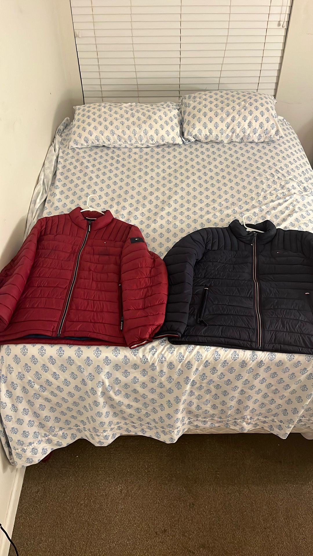 2 Tommy Hilfiger Puffer Red N Blue  xxl $300