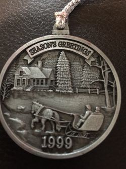 1999 solid pewter