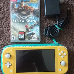 Adult Owned Nintendo Switch Lite with 2 games: Immortal Fenyx & Mario Party, charger and case

$260

Price is firm

Message if interested 
