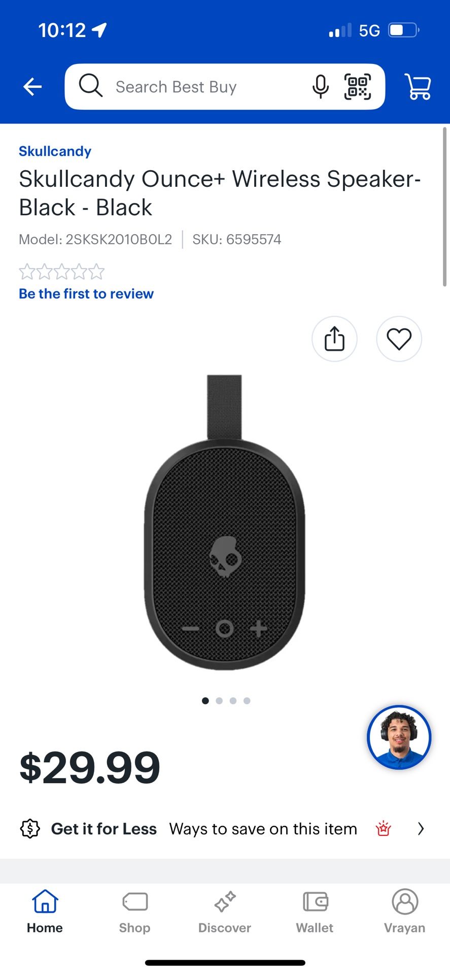 Skullcandy Ounce+ Wireless Speaker