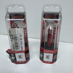 (2) New Freud Panel Pilot Router Bit. $20 Takes Both. You Must Pick Up