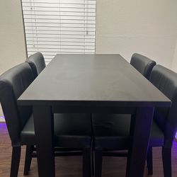 High Table , With 4 Chairs 