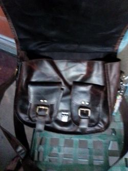 New Leather Messenger Bag