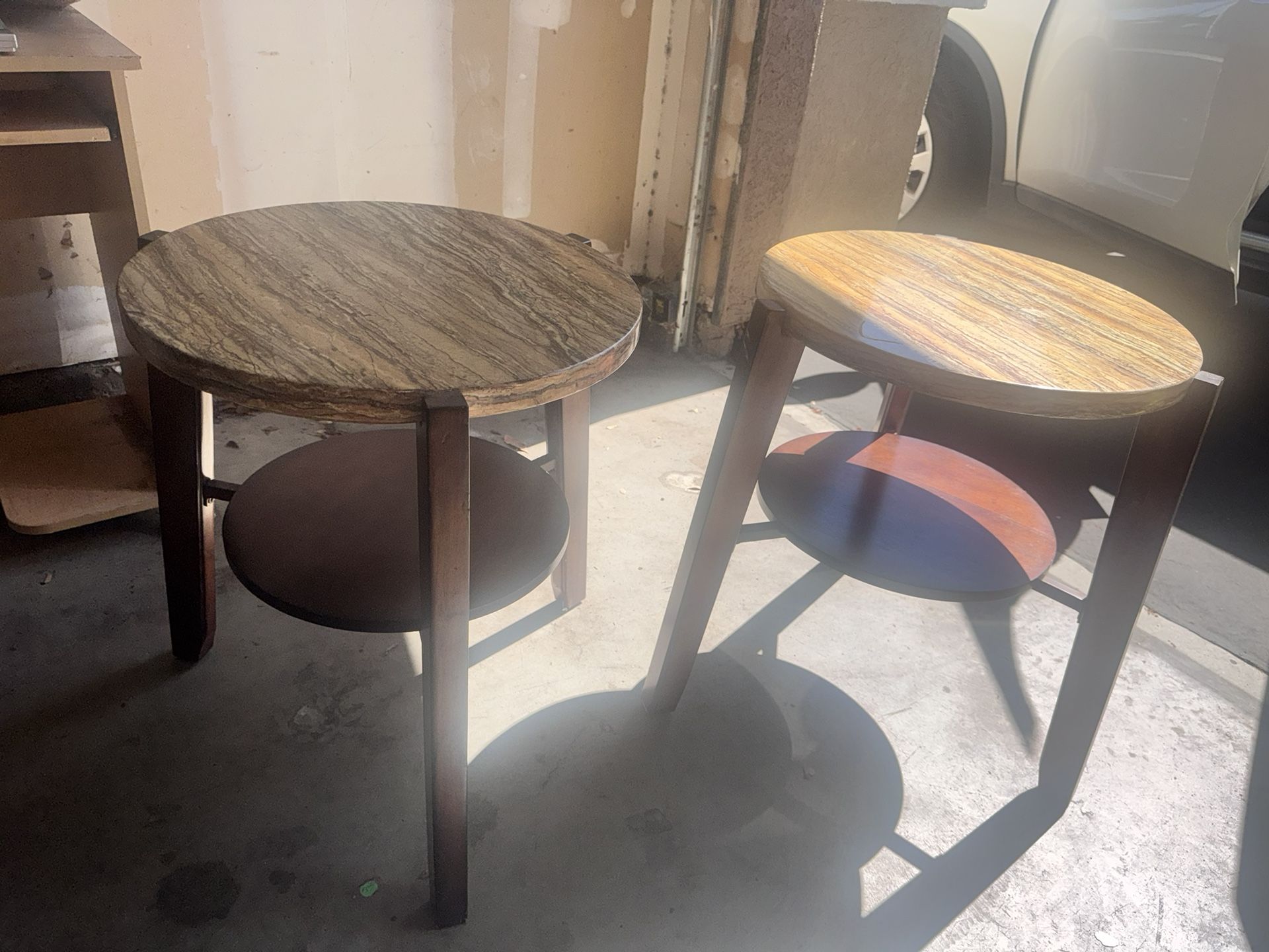 2 Side Tables $25