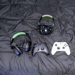xbox series x controllers and headsets for sale