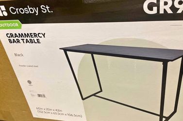 Patio Balcony Bar Table Steel