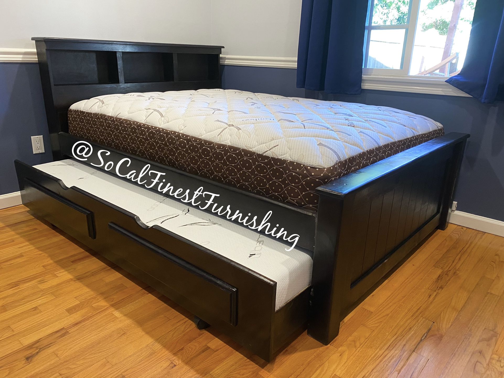 Full Bed With Trundle and Both Mattresses Included Other Colors Available 