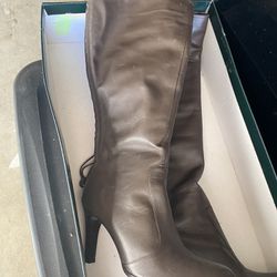 Ralph Lauren Thigh High Heel Boots
