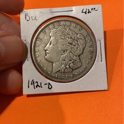 1921-D Morgan Silver Dollar
