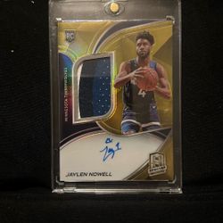 Jalen Nowell Auto Patch 9/10